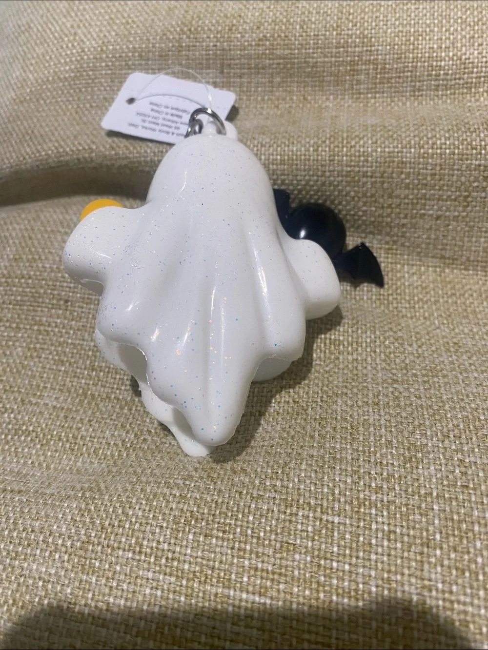 Bath & Body Works White Ghost hand sanitizer holde Black Bat and Yellow Lollipop